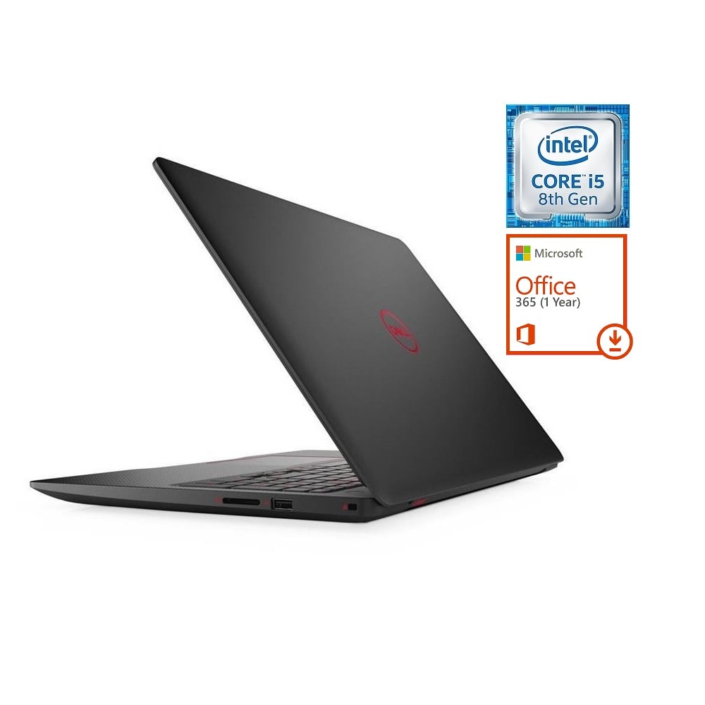 Dell G3 15 Gaming Laptop - Core i5 2.3GHz 8GB 1TB 4GB Win10 15.6inch FHD Black + Pre-loaded MS Office