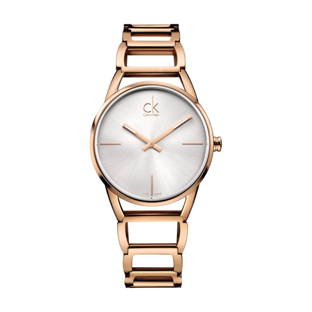 Calvin Klein Stately Rose Gold Stainless Steel Women Watch - K3G236-26 Calvin Klein Stately Rose Gold Stainless Steel Women Watch - K3G236-26