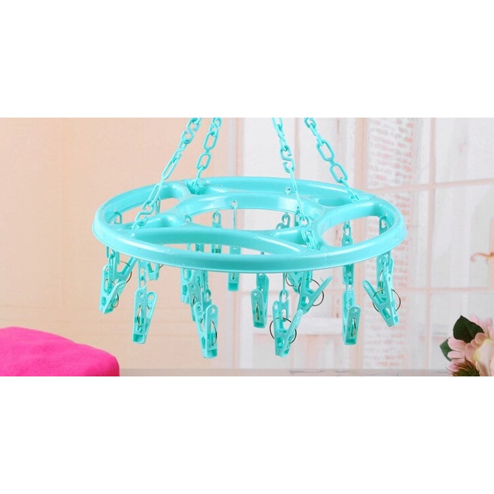 Lavish Round Drying Rack Clothes Hanger Organizer Plastic 24 Pins Lavish Round Drying Rack Clothes Hanger Organizer Plastic 24 Pins
