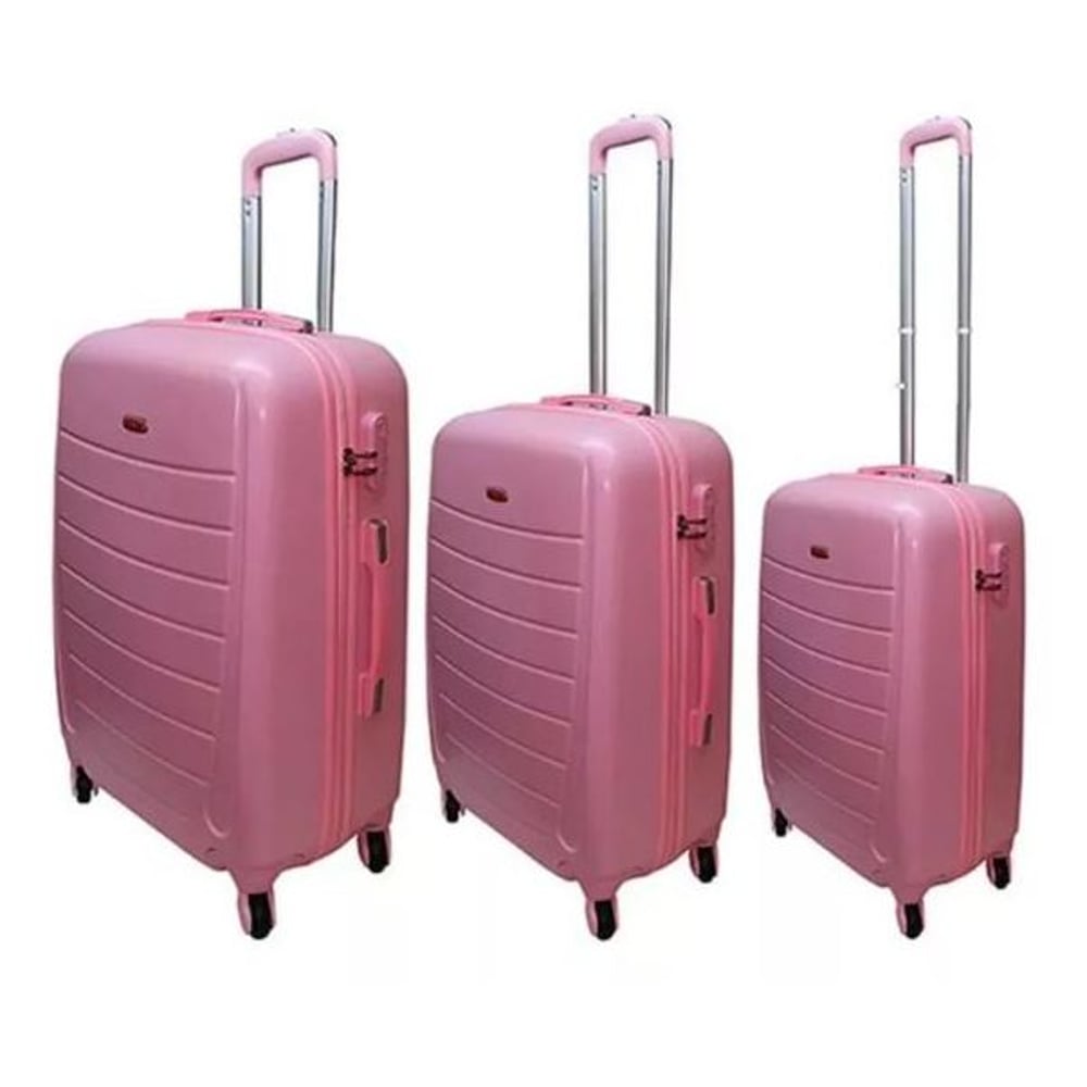 Highflyer Mama Series Trolley Luggage Bag Grey 3pc Set TH60183PC
