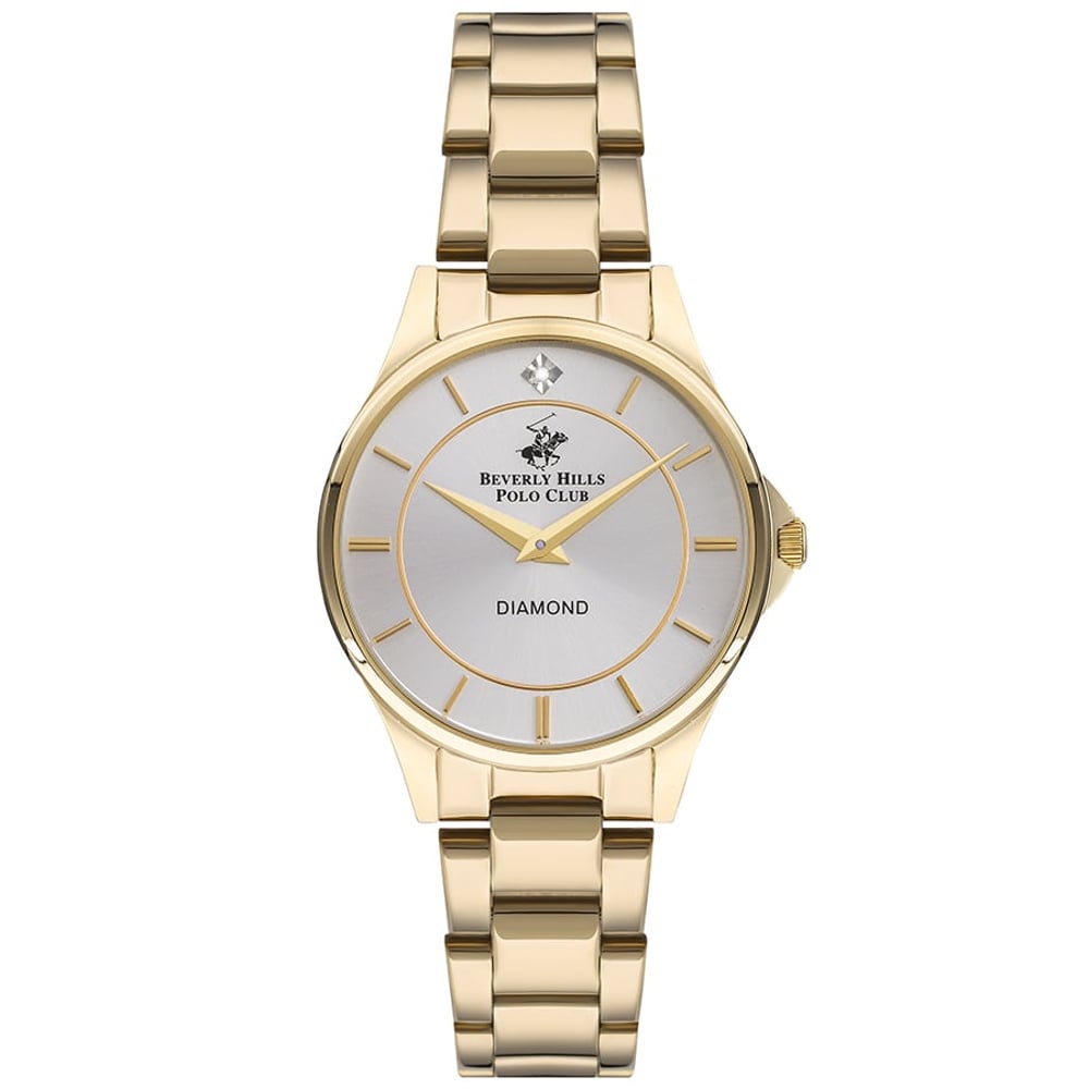BEVERLY HILLS POLO CLUB Women's Analog Silver Sunray Dial Watch - BP3241X.130 BEVERLY HILLS POLO CLUB Women's Analog Silver Sunray Dial Watch - BP3241X.130