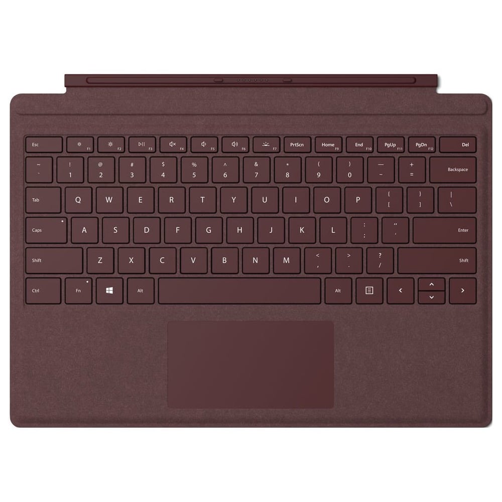 Microsoft Surface Pro Signature Type Cover Keyboard Burgundy FFP00054 Microsoft Surface Pro Signature Type Cover Keyboard Burgundy FFP00054