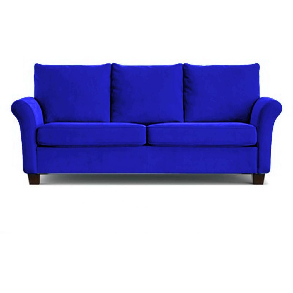 Galaxy Design Bobby 3 Seater Sofa Blue