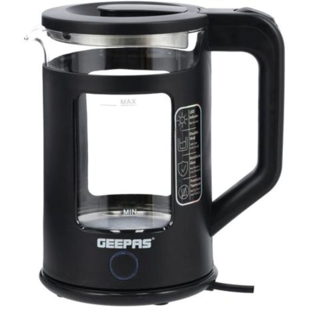 Geepas Glass Kettle GK38049 Geepas Glass Kettle GK38049
