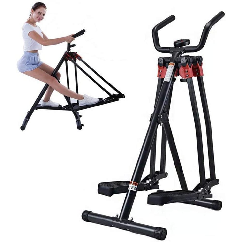 ULTIMAX Air Walker Foldable Steppers Space Walking, Air Walker Indoor Gym Exercise Air Glider Elliptical LCD Display Swing Training Device 360 Degree Machine ULTIMAX Air Walker Foldable Steppers Space Walking, Air Walker Indoor Gym Exercise Air Glider Elliptical LCD Display Swing Training Device 360 Degree Machine