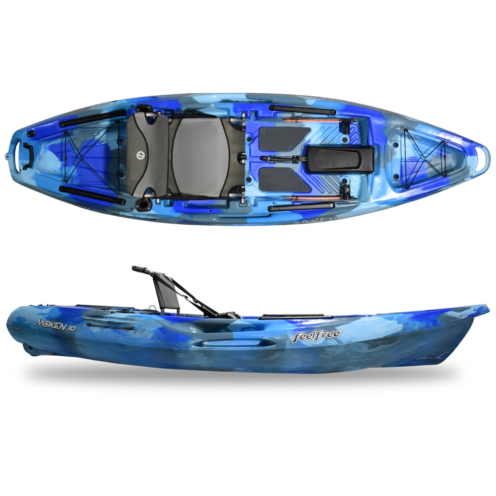 Feelfree Moken 10 V2 Fishing Kayak, Ocean Camo