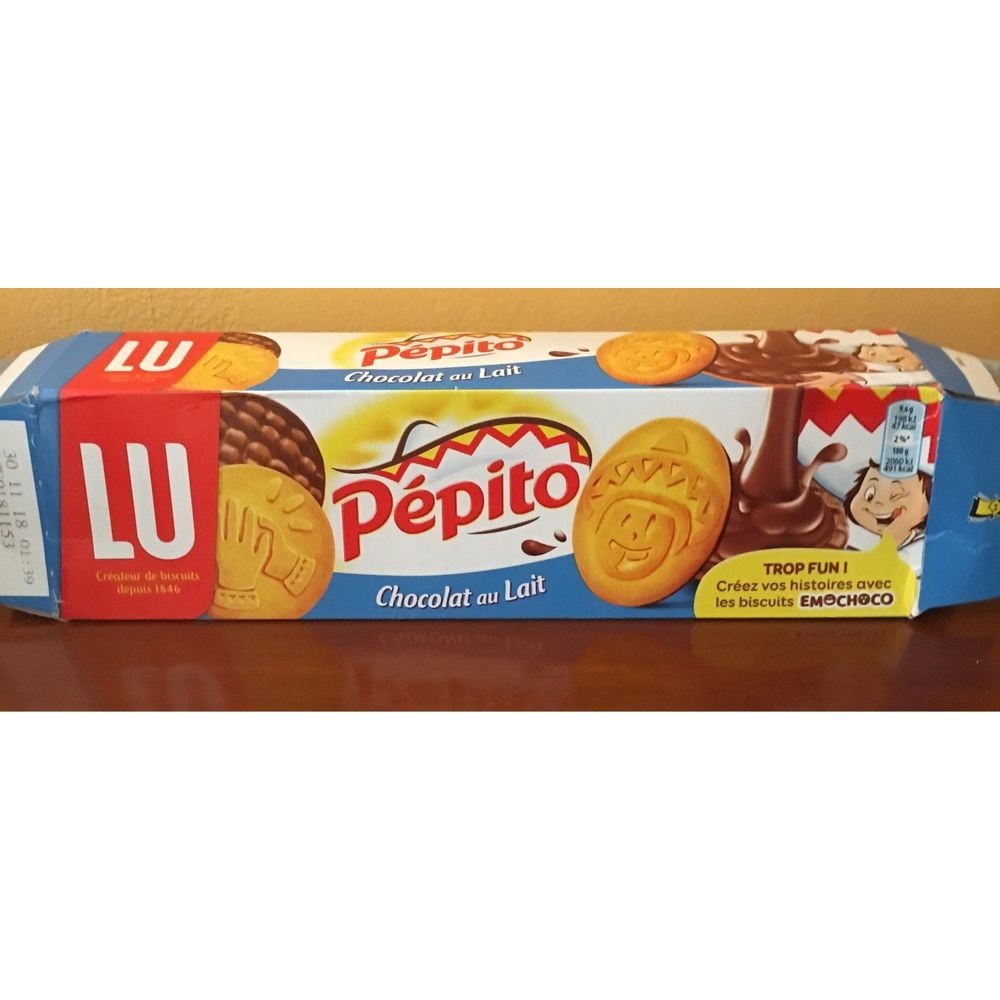 LU Pepito Milk Chocolate Biscuits 192gm LU Pepito Milk Chocolate Biscuits 192gm