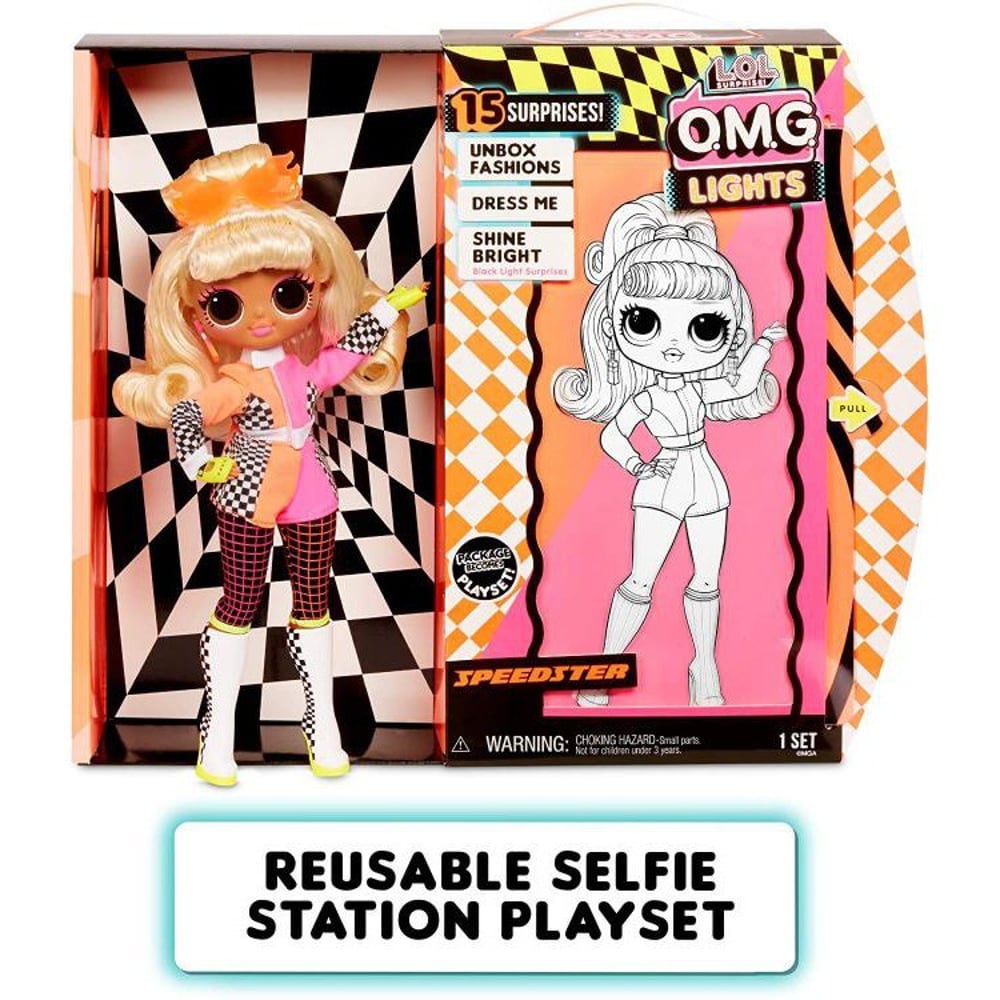 LOL Surprise OMG Lights Speedster Fashion Doll with 15 Surprises LOL Surprise OMG Lights Speedster Fashion Doll with 15 Surprises