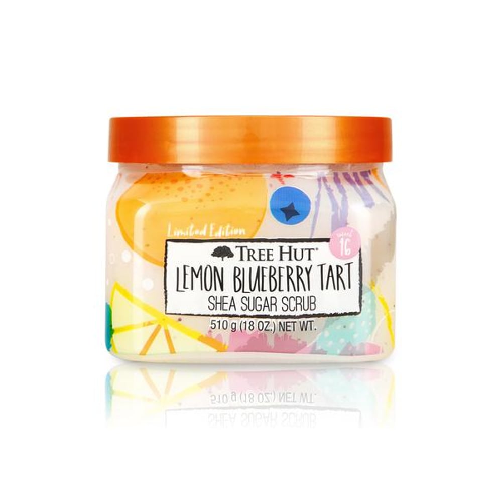 Tree Hut Lemon Blueberry Tart Shea Sugar Scrub, 18oz Tree Hut Lemon Blueberry Tart Shea Sugar Scrub, 18oz