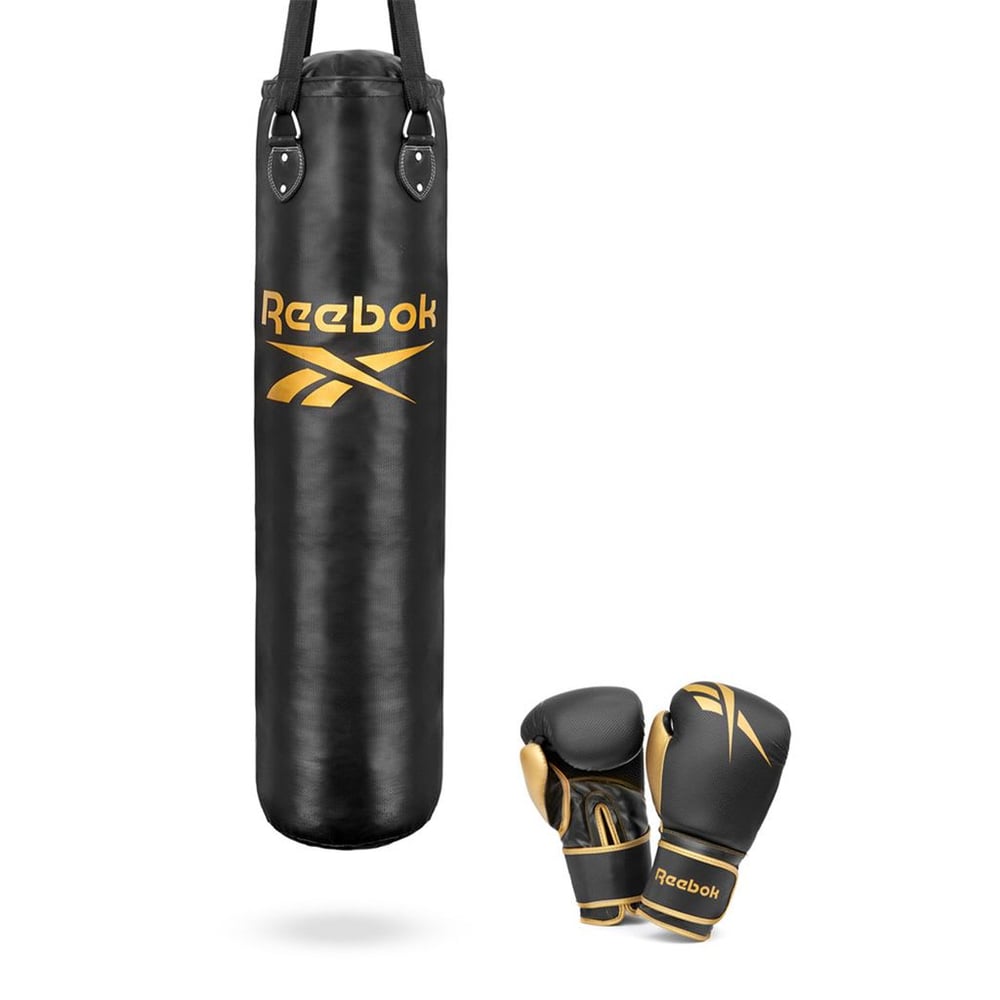 Reebok 4ft Punch Bag + Boxing Gloves Set Reebok 4ft Punch Bag + Boxing Gloves Set