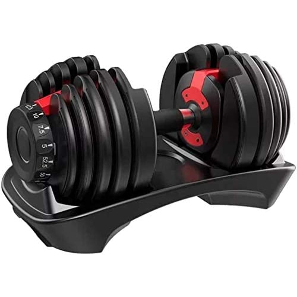 Ultimax High-quality Smart 24kg Adjustable Dumbbell, With Fast Automatic 15 Different Weights Adjustment And Weighing Board, For Physical Exercise, Home Training, Arm Muscle Fitness, Strength Training