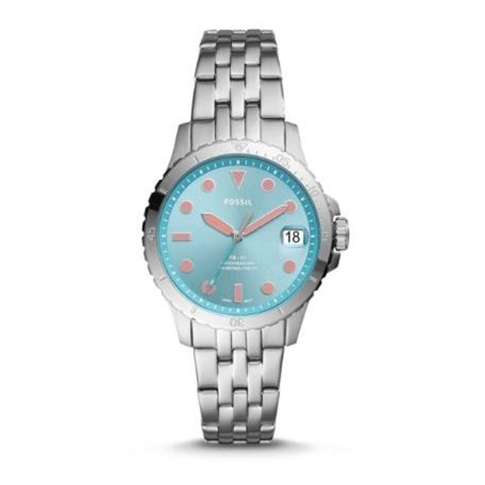 Fossil FB-01 Silver Stainless Steel Women Watch ES4742