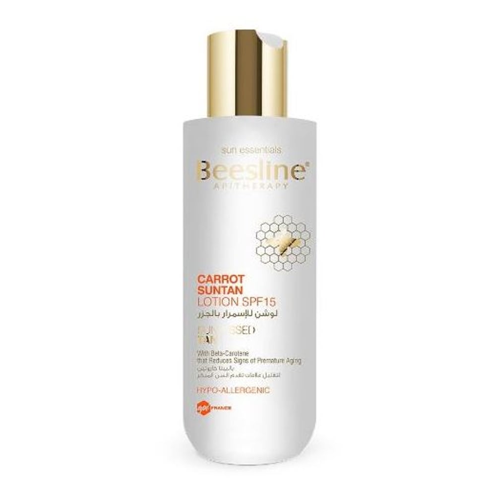 Buy Beesline Carrot Suntan Lotion Spf15 200ml Online in UAE Sharaf DG