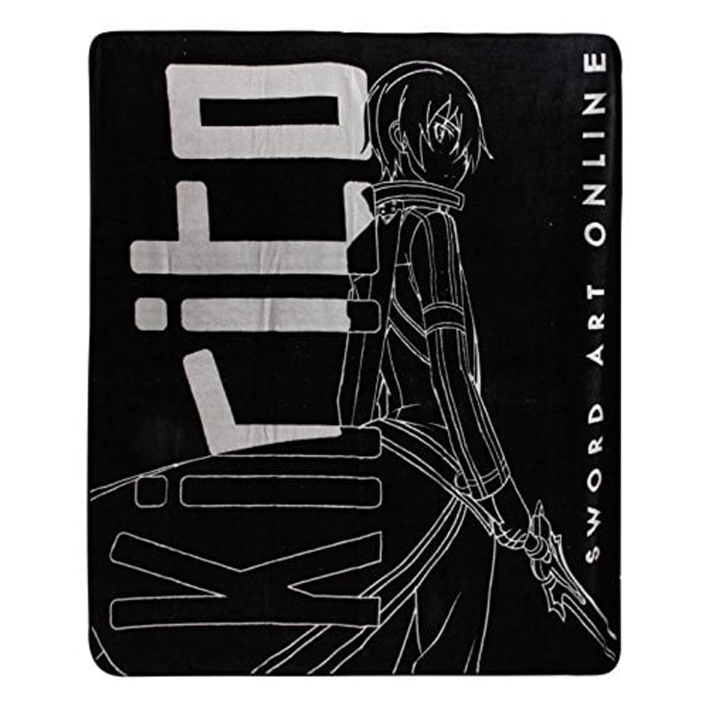 Great Eastern Entertainment Sword Art Online Kirito Throw Blanket Multicolor 120x150 cm