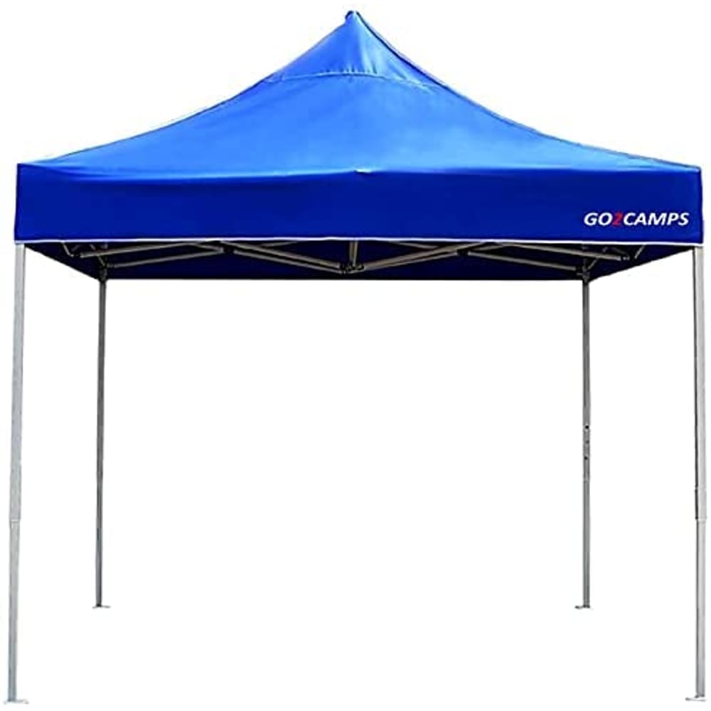 Al Saqer- Gazebo 3x3 M-camping Tent Canopy Pop Up Instant Shelter Sun Protection Shade For Outdoor Camping Picnics Beach Garden Sports Party-(blue) Al Saqer- Gazebo 3x3 M-camping Tent Canopy Pop Up Instant Shelter Sun Protection Shade For Outdoor Camping Picnics Beach Garden Sports Party-(blue)