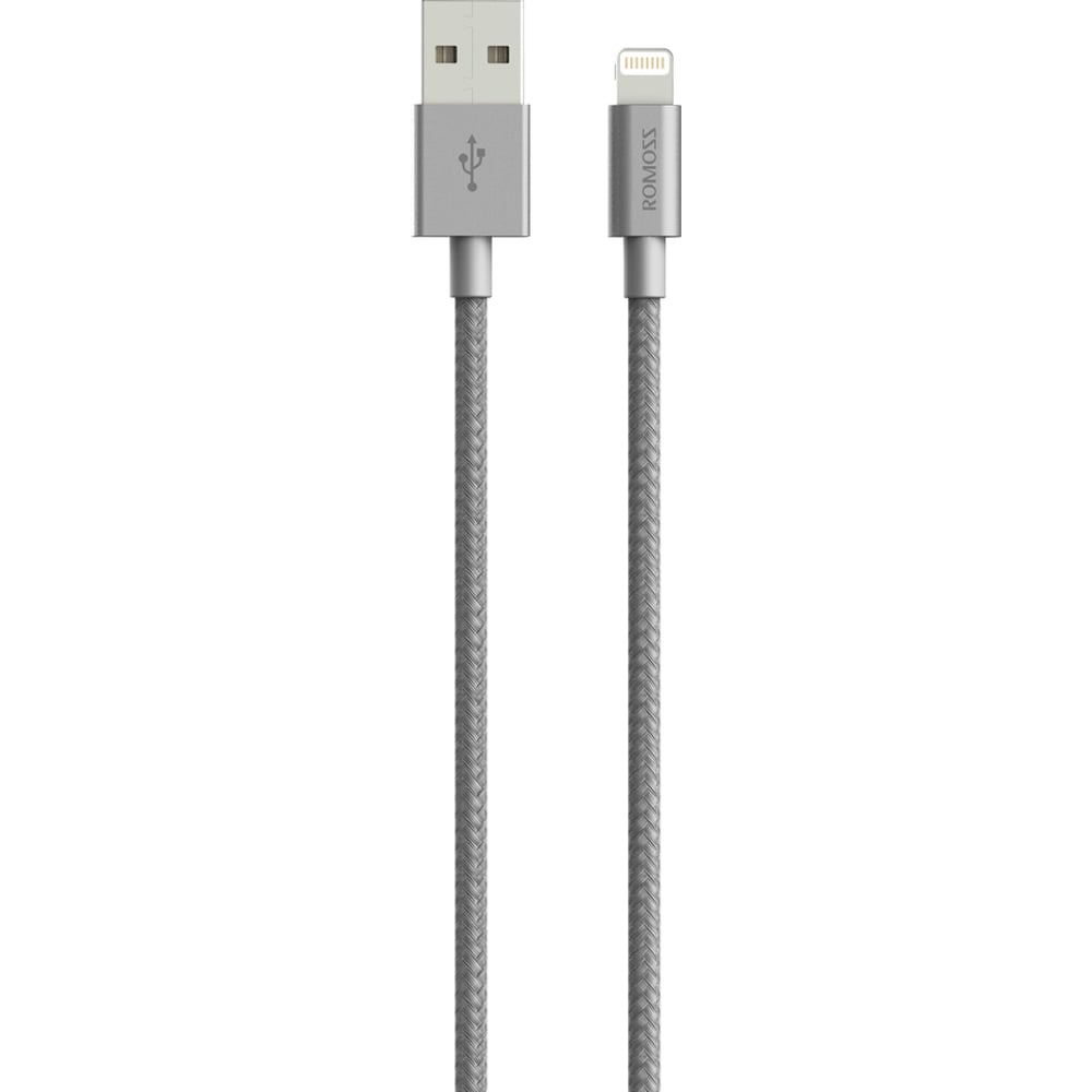 Romoss Braided Style Lightning Cable Space Grey 1m MFICB13N56G