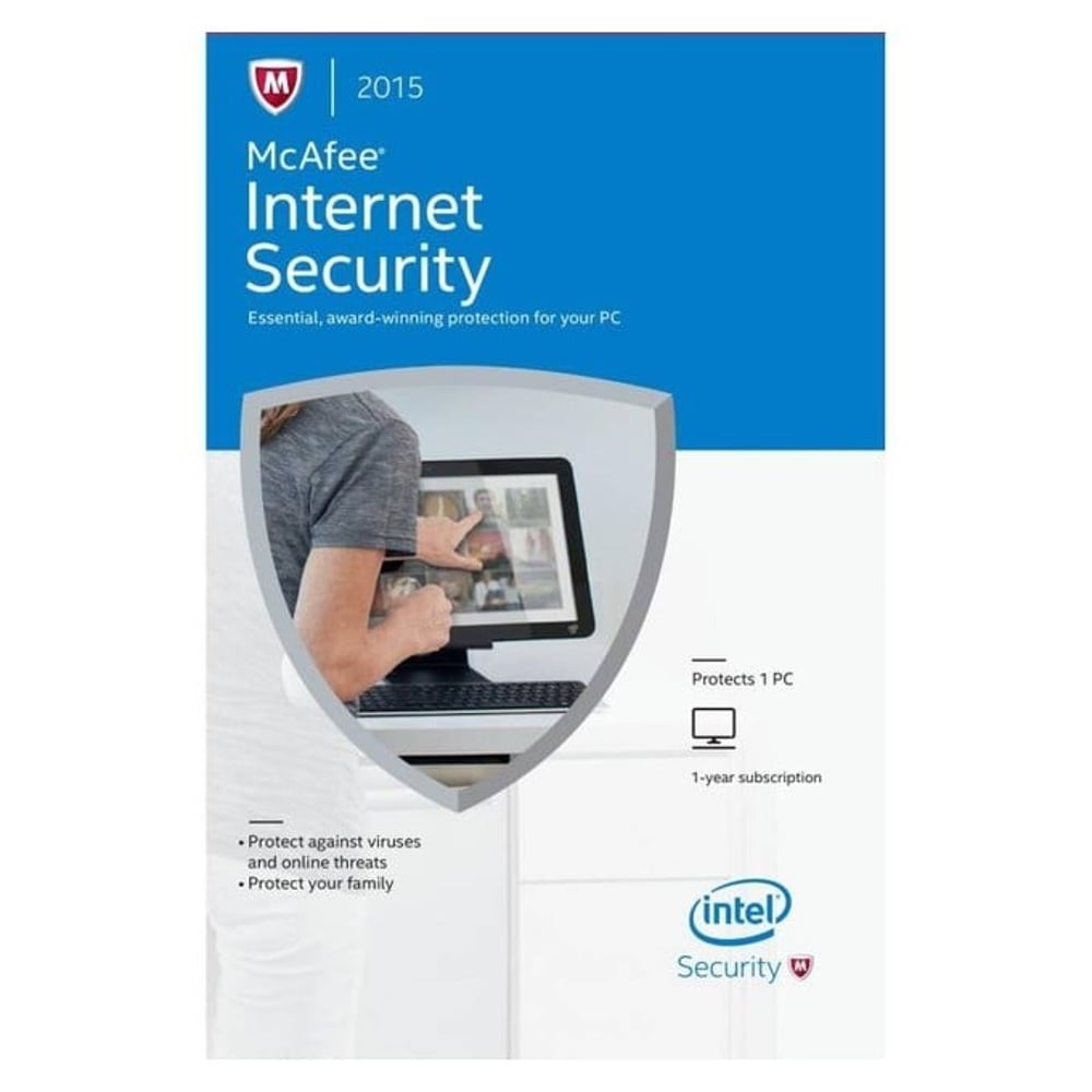 McAfee Internet Security 2015 Software 1 User