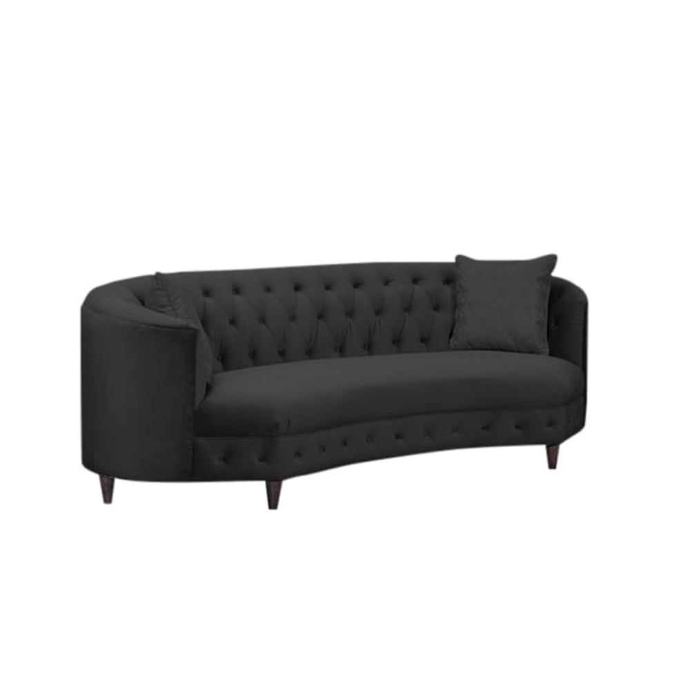 Asghar Furniture - Alpha Imperial Club Sofa - Black Asghar Furniture - Alpha Imperial Club Sofa - Black