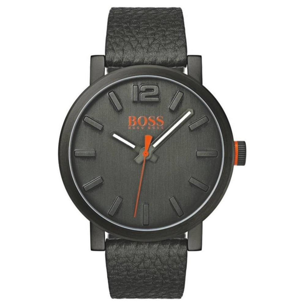 Hugo Boss Bilbao Watch For Men with Black Leather Strap