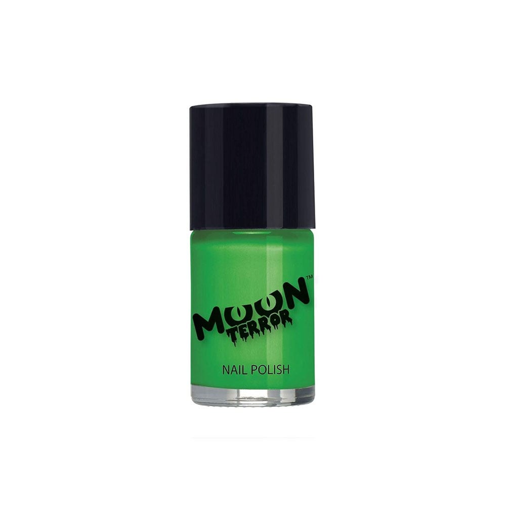 Smiffys Moon Terror Nail Polish 14ml - Zombie Green, To8050