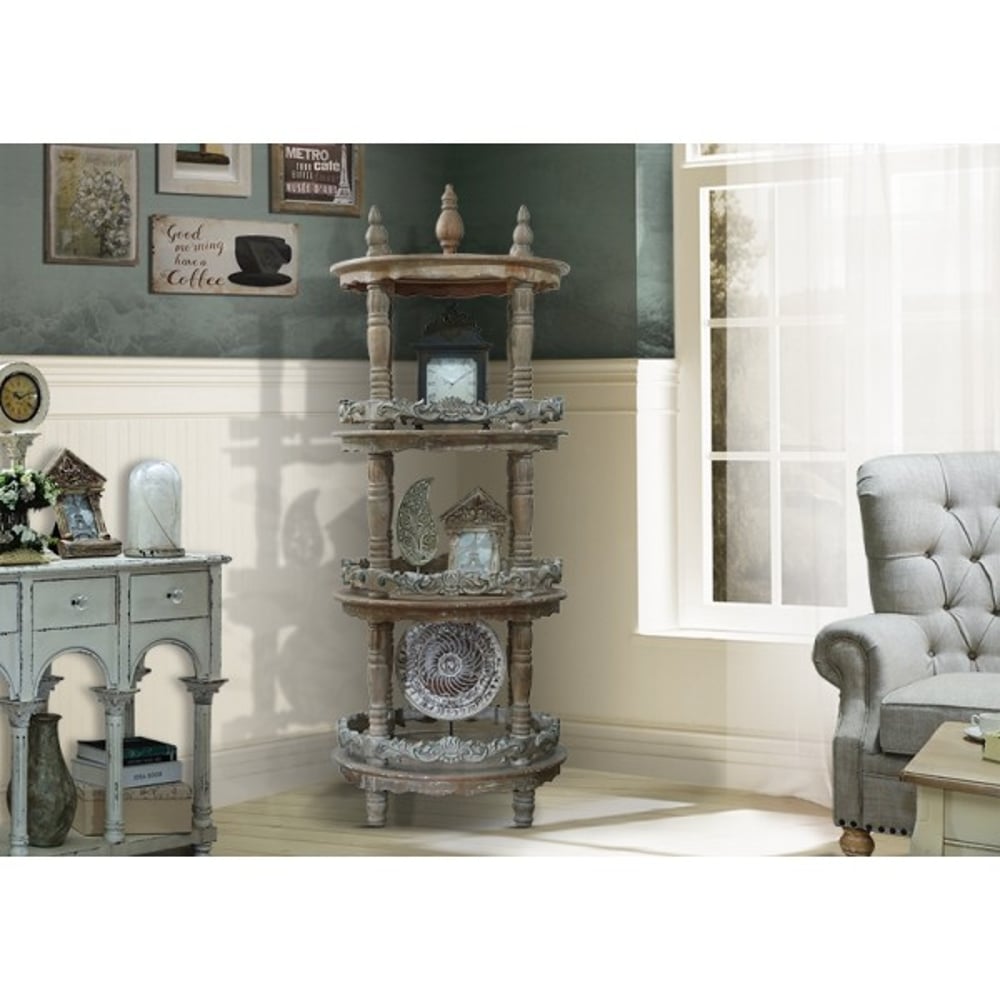 Pan Emirates Indiana Corner Shelf (4 Tier) Pan Emirates Indiana Corner Shelf (4 Tier)