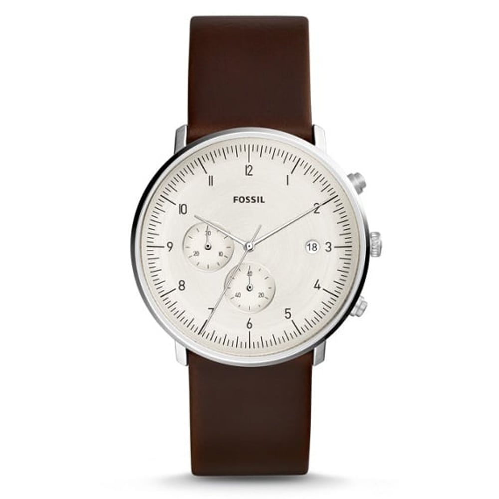 Fossil FS5488 Chase Timer Chronograph Brown Leather Watch