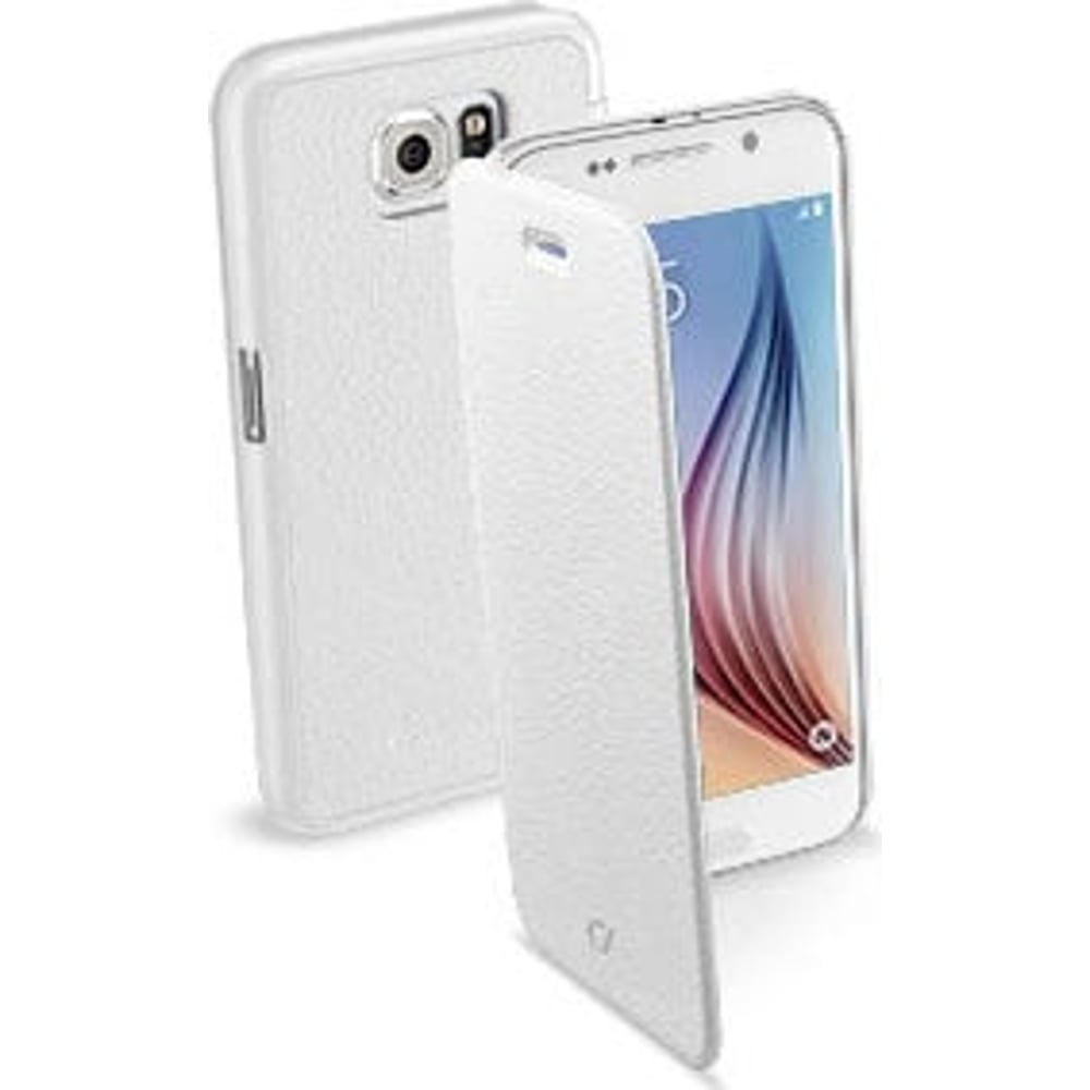 Cellular Line BOOKESSENGALS6W Book Essential Case White For Galaxy S6