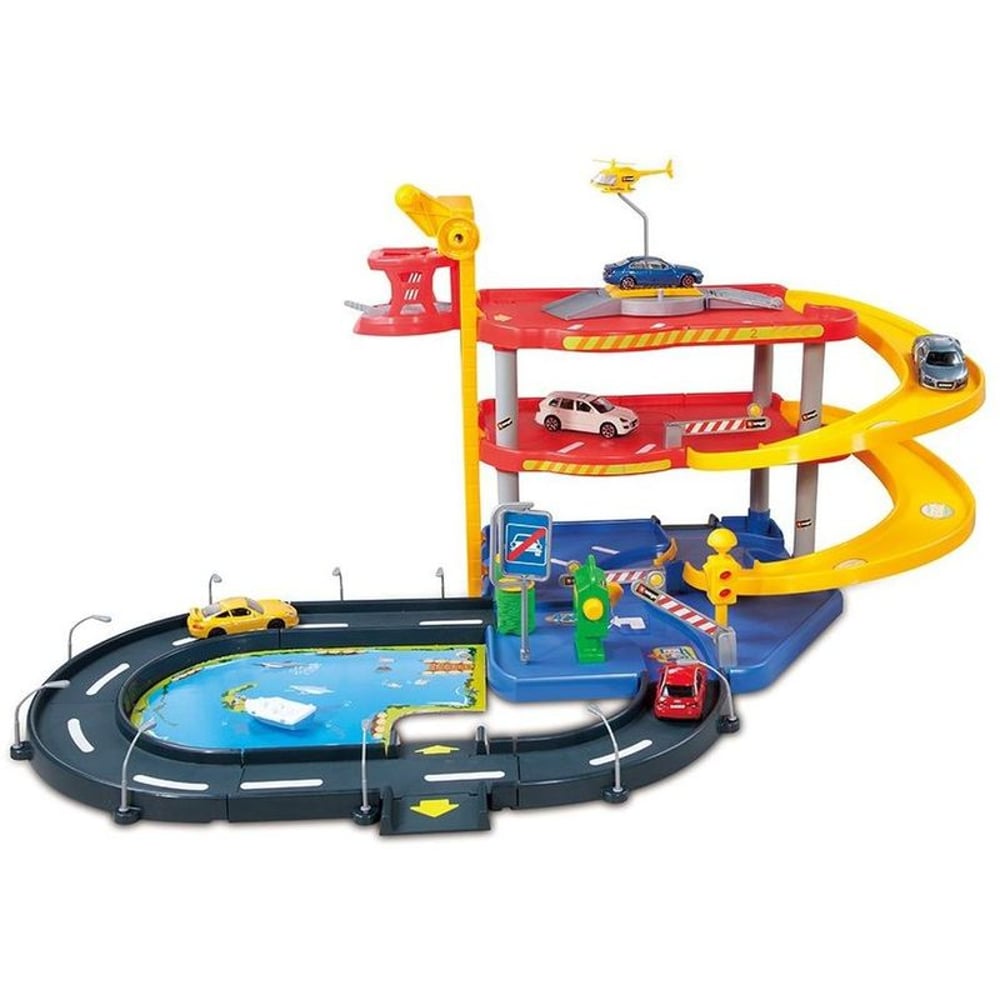 Bburago 30025 Street Fire Parking Playset with 2 Die-cast Cars Bburago 30025 Street Fire Parking Playset with 2 Die-cast Cars
