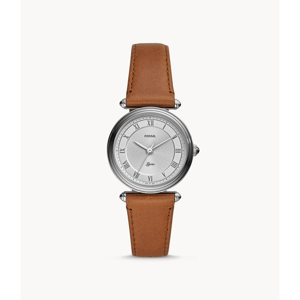 Fossil Lyric Three-Hand Brown Leather Watch ES4706 Fossil Lyric Three-Hand Brown Leather Watch ES4706
