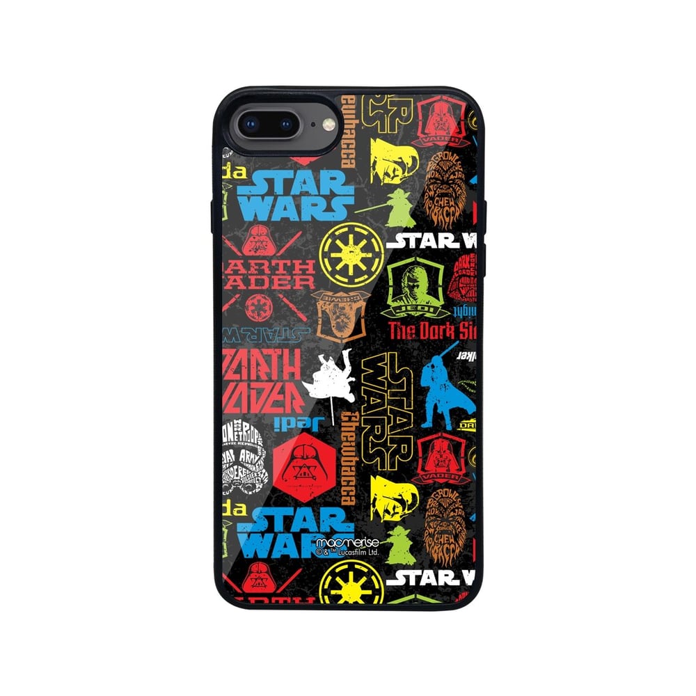 Macmerise Star Wars Mashup - Glass Phone Case For Iphone 8 Plus Macmerise Star Wars Mashup - Glass Phone Case For Iphone 8 Plus