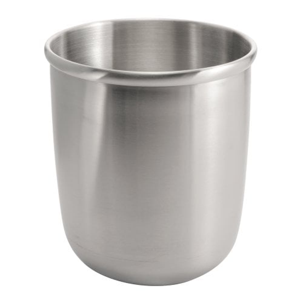 Idesign Nogu Round Metal Trash Can, Waste Basket Garbage Can For Bathroom, Bedroom, Home Office, Dorm, College, 9 Idesign Nogu Round Metal Trash Can, Waste Basket Garbage Can For Bathroom, Bedroom, Home Office, Dorm, College, 9