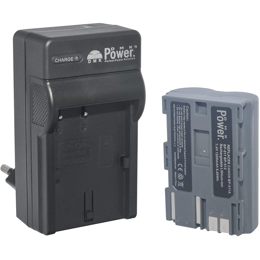 Dmk Power Bp-511 Bp-511a(1200mah) Battery With Tc600e Charger Compatible With Canon Eos 5d 50d 40d 20d 30d 10d Digital Rebel 1d D60 300d D30 Kiss Powershot G5 Pro 1 G2 G3 G6 G1 Pro90 Is Optura 20 200mc 100mc Dmk Power Bp-511 Bp-511a(1200mah) Battery With Tc600e Charger Compatible With Canon Eos 5d 50d 40d 20d 30d 10d Digital Rebel 1d D60 300d D30 Kiss Powershot G5 Pro 1 G2 G3 G6 G1 Pro90 Is Optura 20 200mc 100mc
