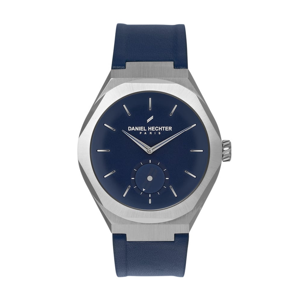 Daniel Hechter Fusion Man Poseidon Blue genuine Leather Mens Watch Daniel Hechter Fusion Man Poseidon Blue genuine Leather Mens Watch