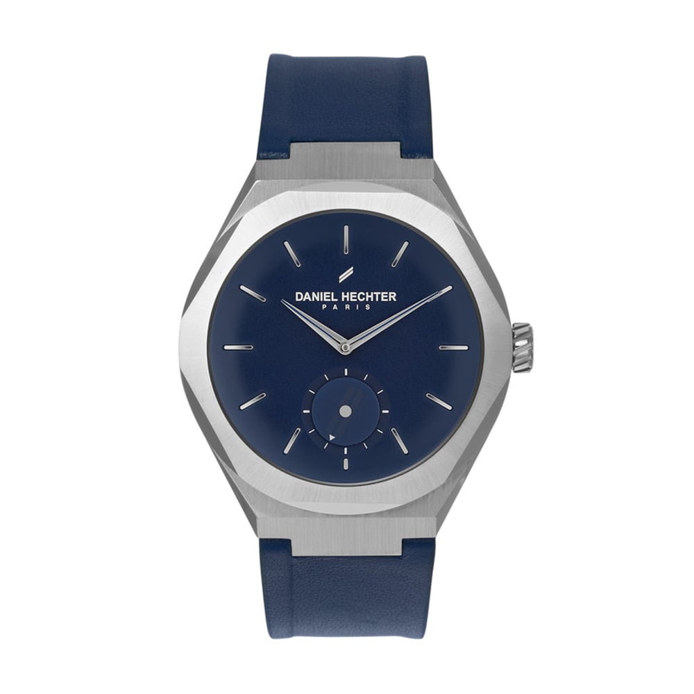 Daniel Hechter Fusion Man Poseidon Blue genuine Leather Mens Watch