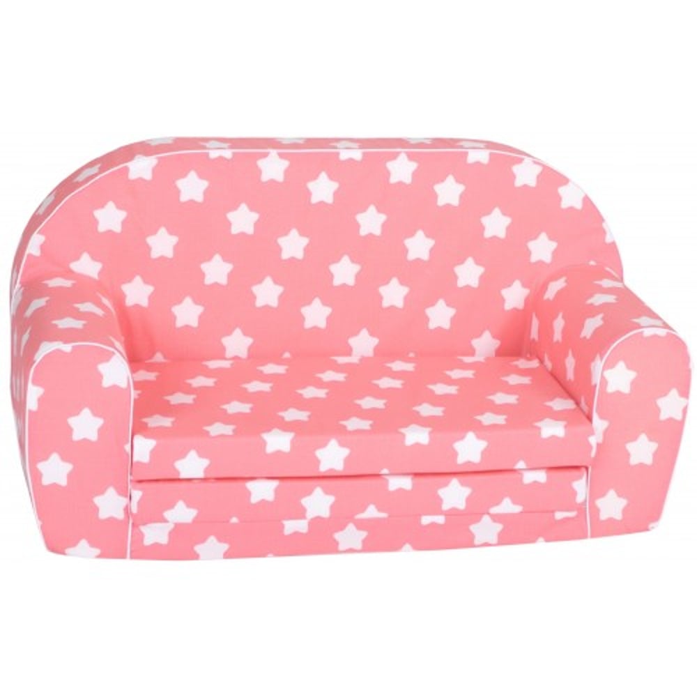 Delsit Sofa Bed Pink with Stars - Pink