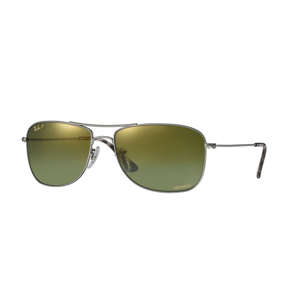 RayBan RB3543-029/6O-59 Gunmetal Metal Polarized Men Sunglasses