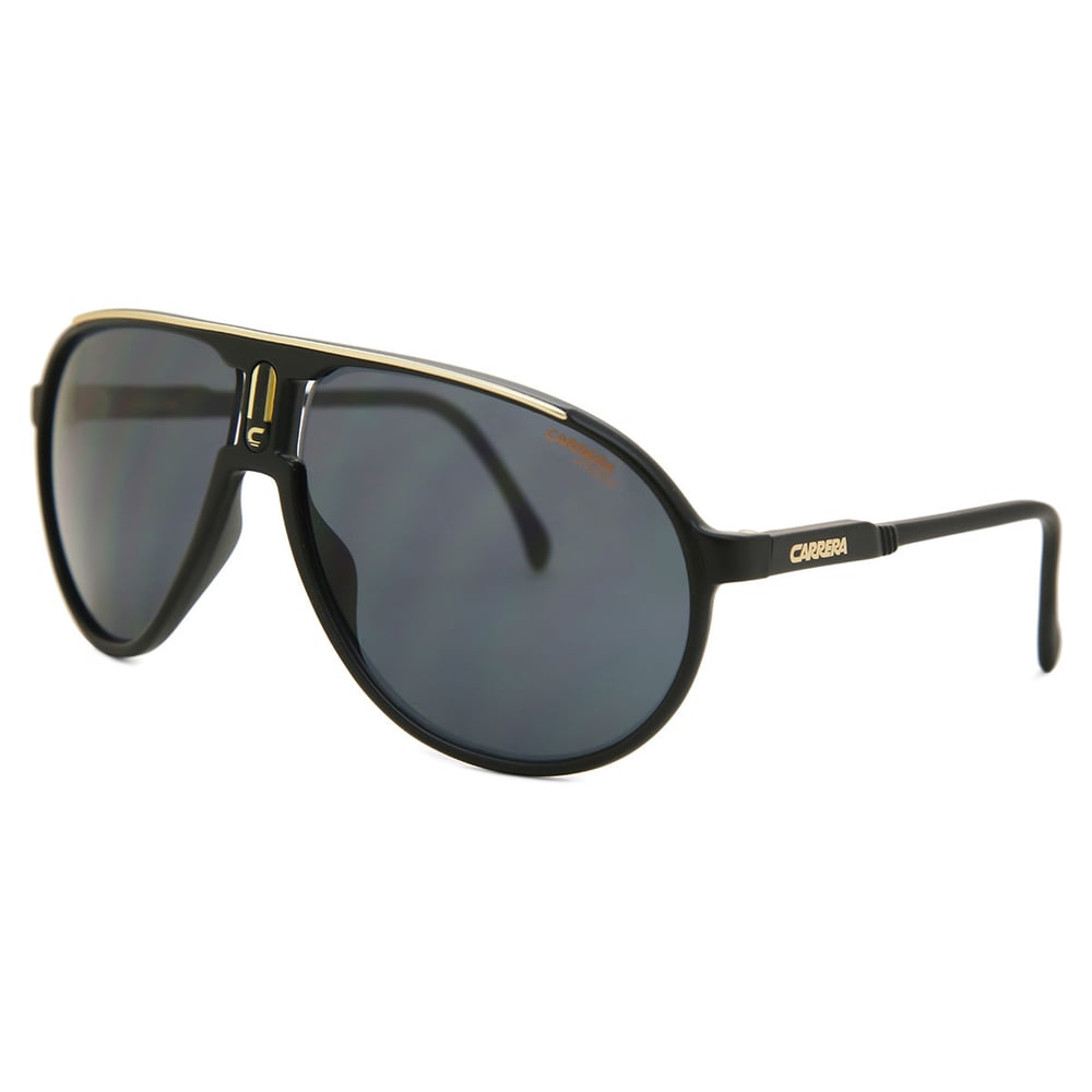 Carrera Matte Black Optyl Sunglass with Grey Lenses CACHAMPION-003-62-IR