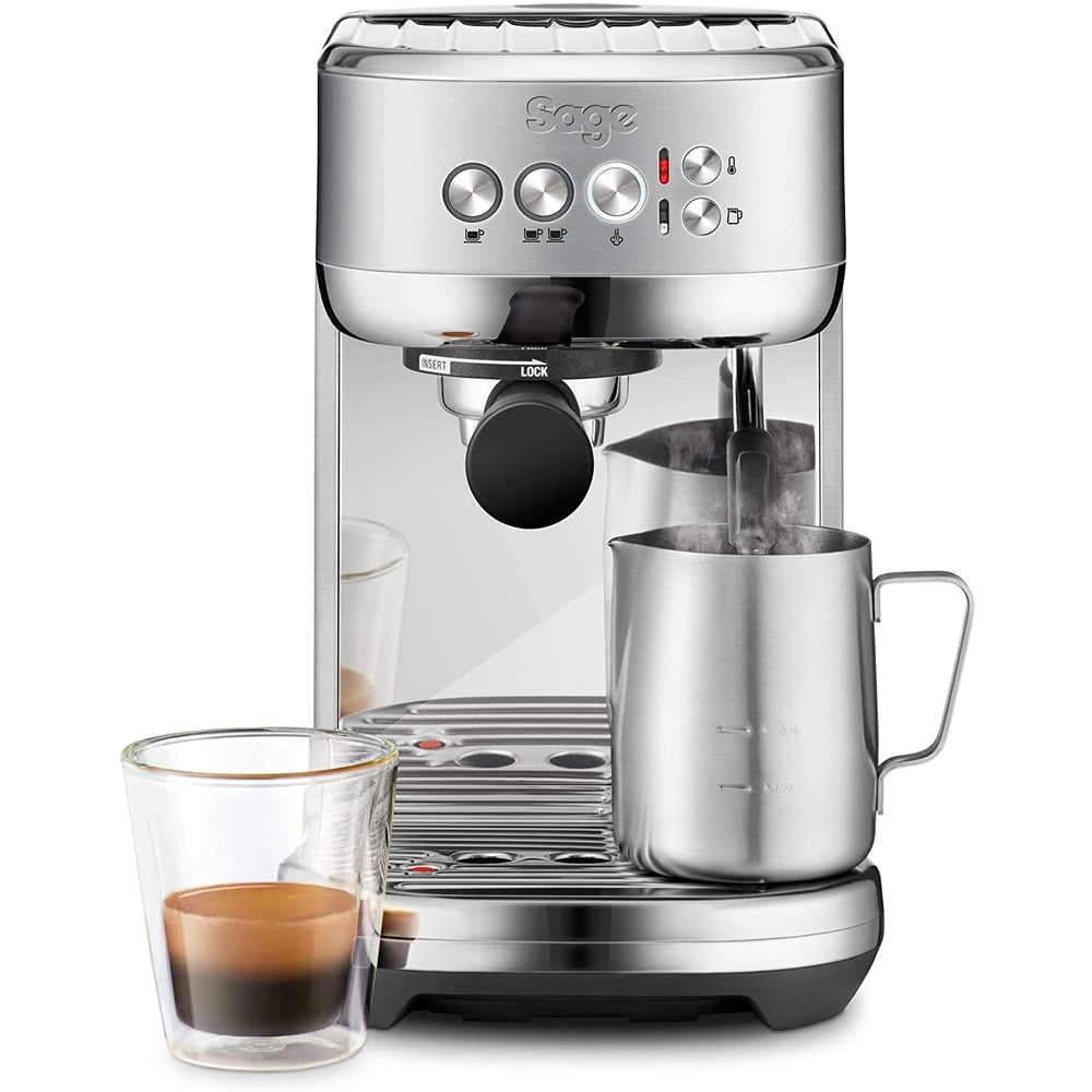 Sage The Bambino Plus- Brushed Stainless Steel Espresso Coffee Machine, Ses500bss Sage The Bambino Plus- Brushed Stainless Steel Espresso Coffee Machine, Ses500bss