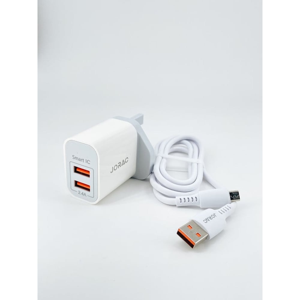 Jorac Uw-12 Smart Ic Lightning Usb 2 Port Charger
