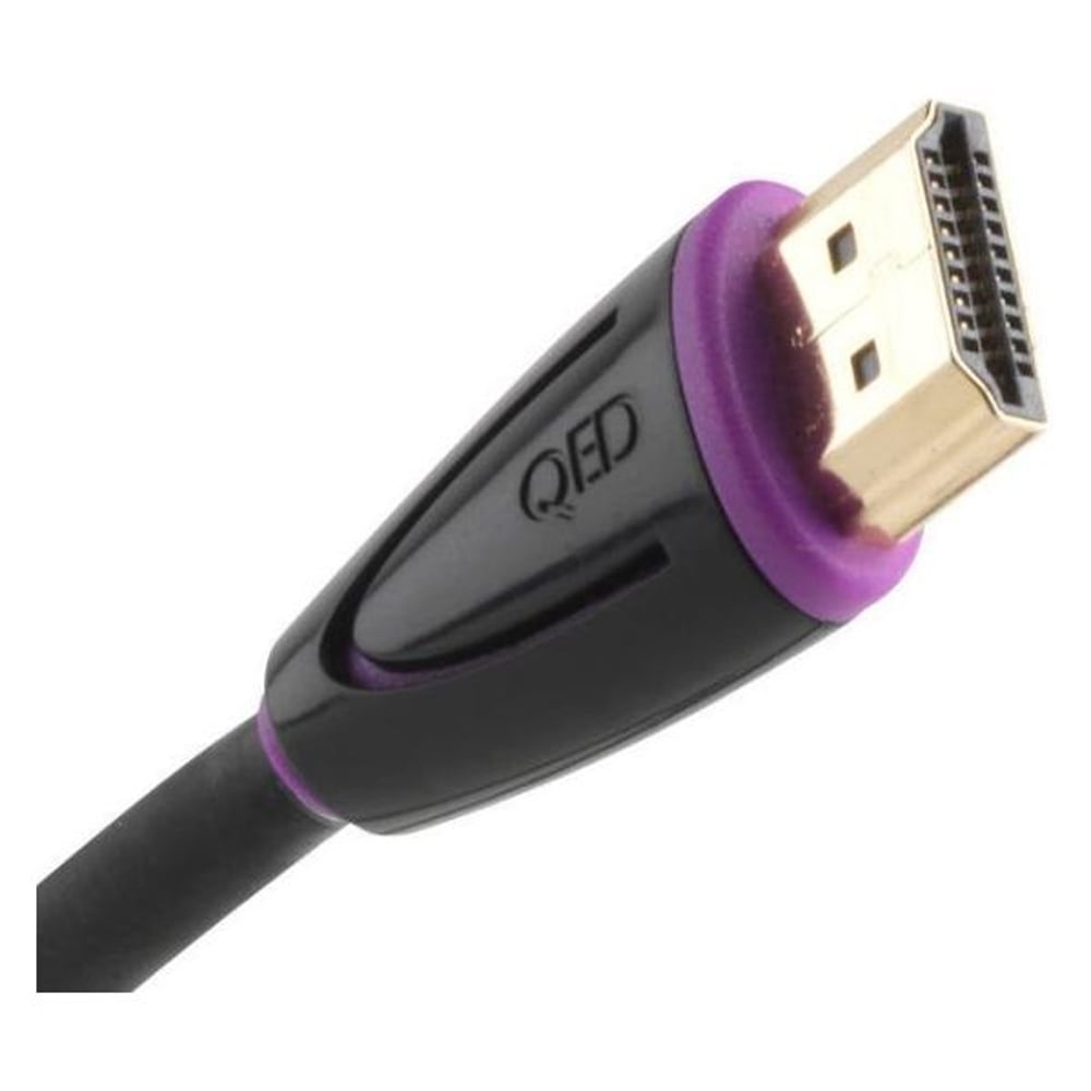 QED Profile Eflex HDMI Cable 1.5M Black QE5013