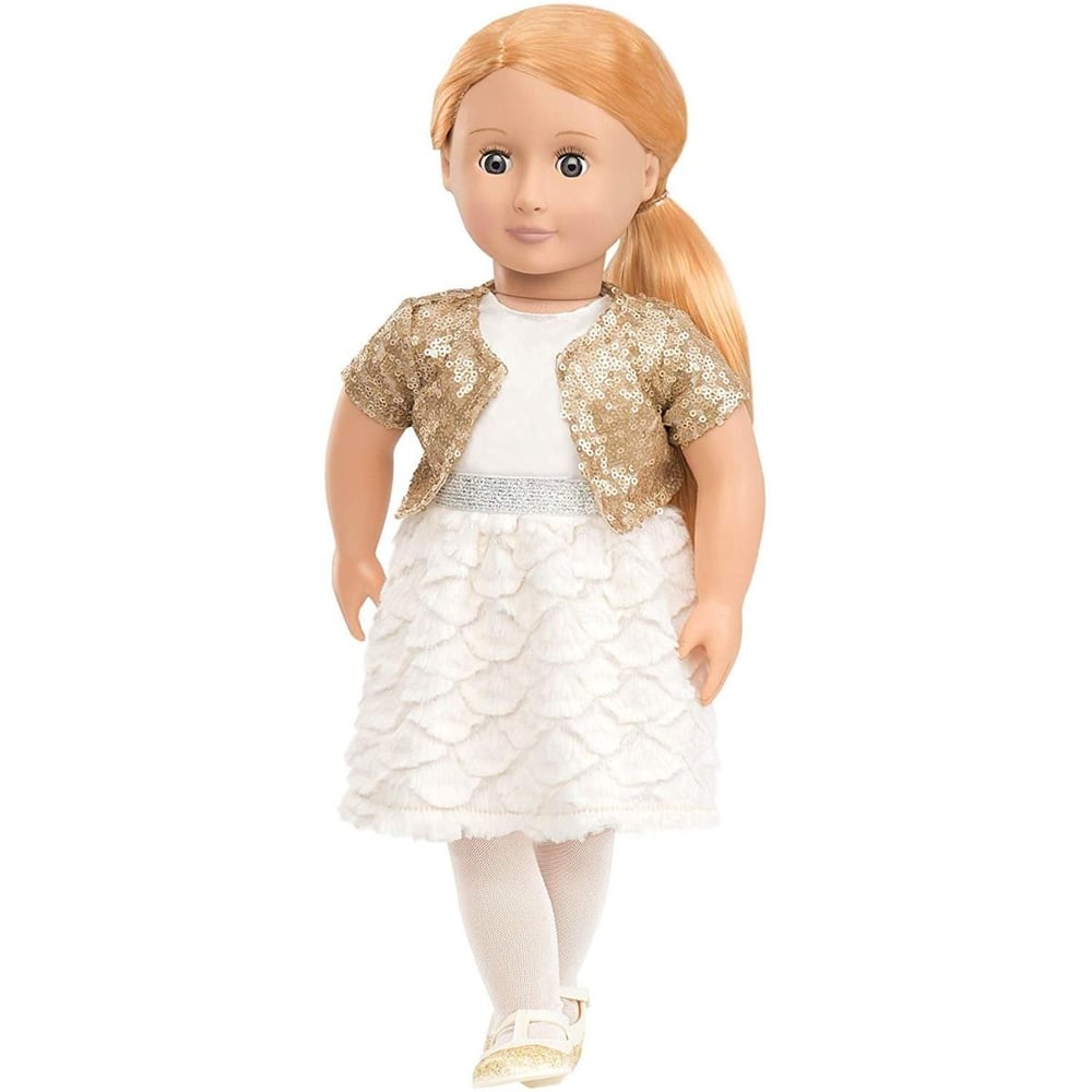 Our Generation Hope Holiday Doll in Sequin Outfit Our Generation Hope Holiday Doll in Sequin Outfit
