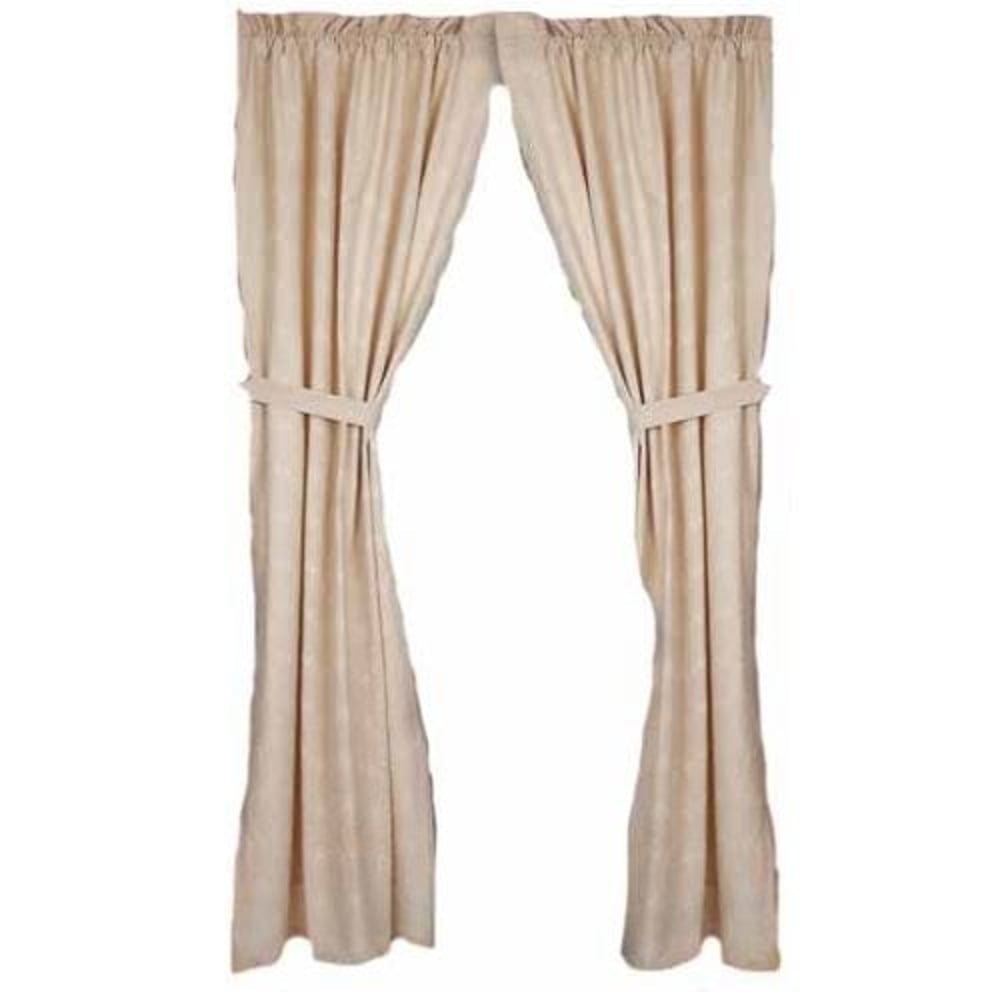 Home Collection By Raghu 2-Piece Candlewicking Panels, 84 By 86-Inch, Cream Home Collection By Raghu 2-Piece Candlewicking Panels, 84 By 86-Inch, Cream