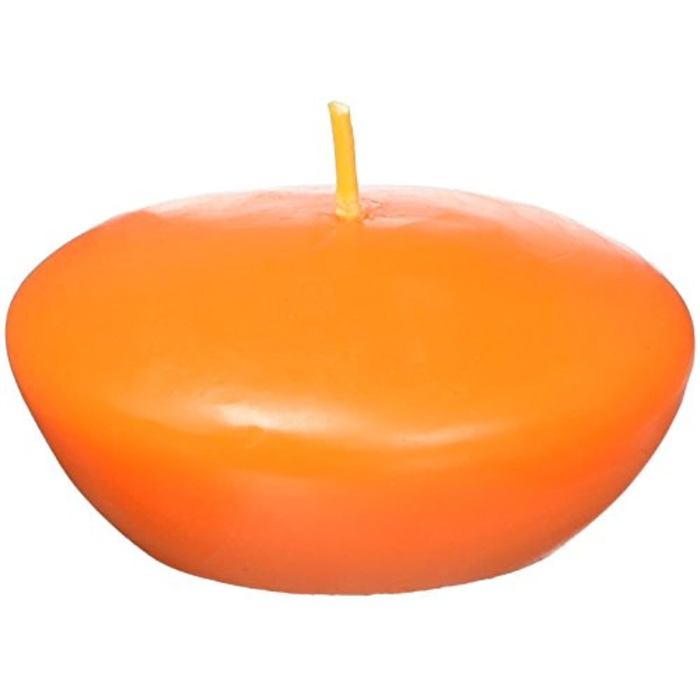 Zest Candle 12-Piece Floating Candles, 3-Inch, Orange Zest Candle 12-Piece Floating Candles, 3-Inch, Orange