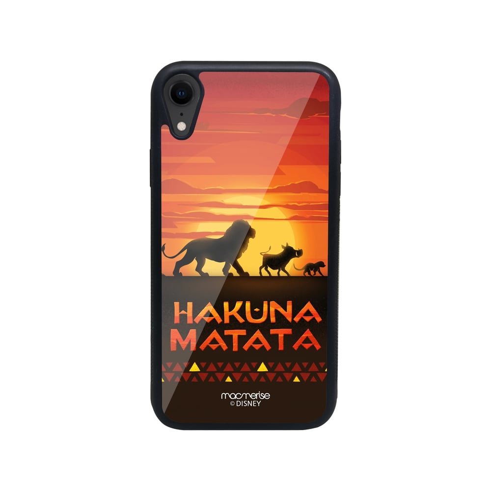 Hakuna Matata - Glass Case for iPhone XR Hakuna Matata - Glass Case for iPhone XR