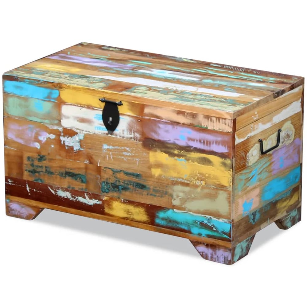 vidaXL Storage Chest Solid Reclaimed Wood.