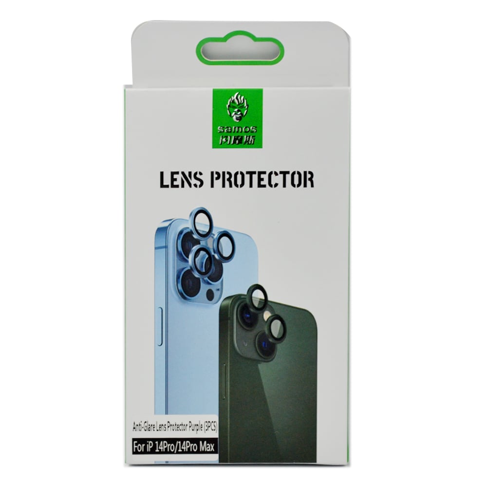 Samos Anti Glare Camera Glass Protector For Iphone 14 Pro/14 Pro Max Purple Samos Anti Glare Camera Glass Protector For Iphone 14 Pro/14 Pro Max Purple