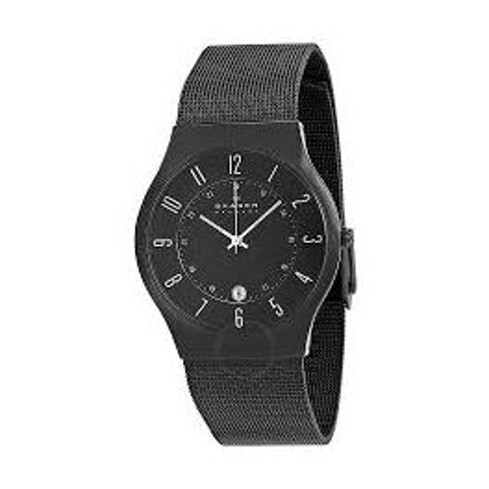 Skagen Grenen Black Stainless Steel Men Watch 233XLTMB