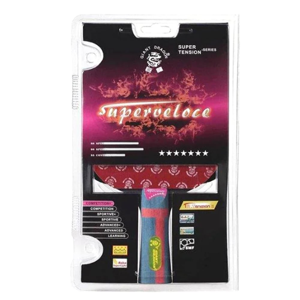 Giant Dragon Table Tennis Racket Super Veloce P40+ price in Bahrain