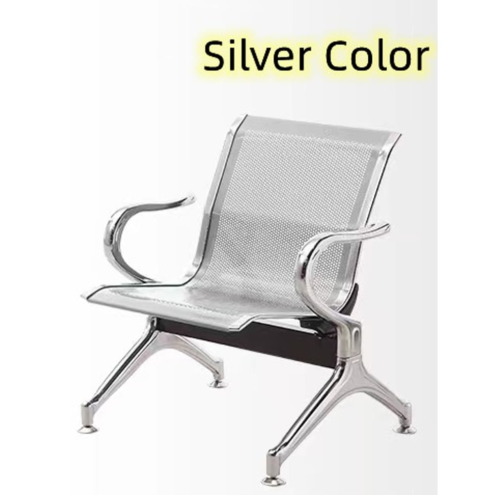 Gmax Waiting Chair 928 Silver -1