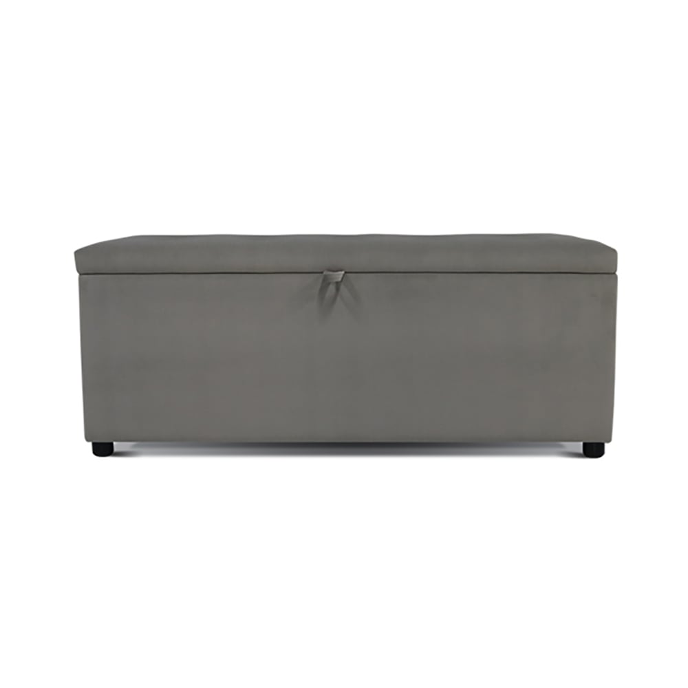 Living Point Tufted Storage Bench/Ottoman Big - Grey W120x44x49 cm Living Point Tufted Storage Bench/Ottoman Big - Grey W120x44x49 cm